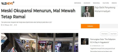 Meski Okupansi Menurun, Mal Mewah Tetap Ramai | KF Map – Digital Map for Property and Infrastructure in Indonesia